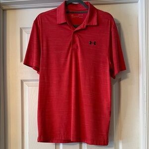 Under Armour Men's Polo Shirt in Salmon